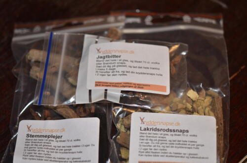 3 x lakridssnapse